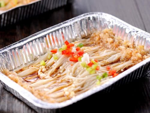 景洪锡纸烤金针菇